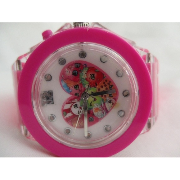 Shopkins Bright Pink Wristwatch